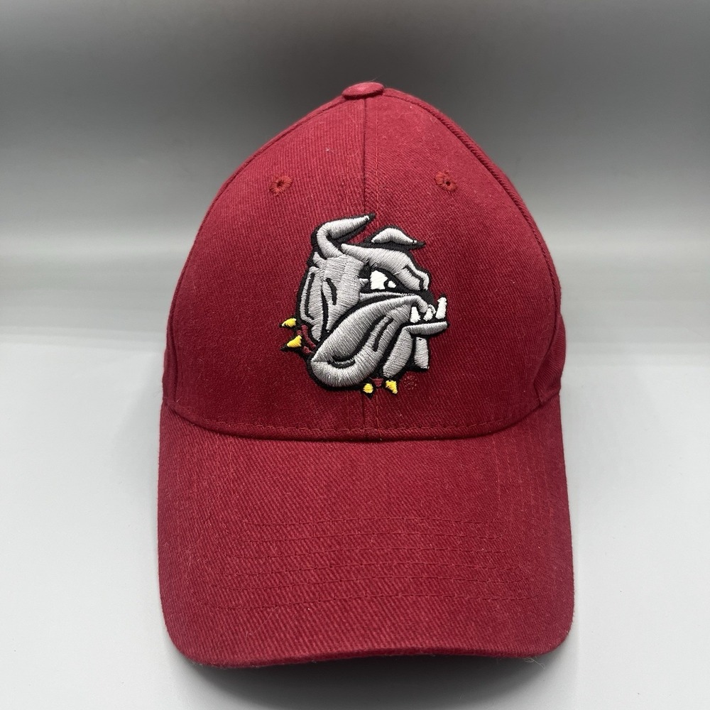 UMD Minnesota Duluth Bulldogs Hockey Hat Maroon TEI Twins Enterprise Strapback